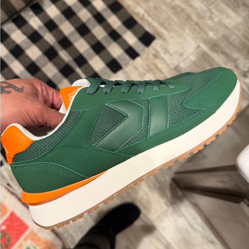 Kappa Green and Orange Athletic Shoes